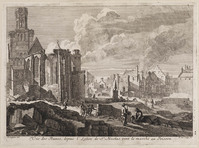 KG 06059
<br/>
Vue des Ruines, depuis l'Eglise de St. Nicolas..
<br/>
<em>Orley, Richard van (1663-1732)</em>